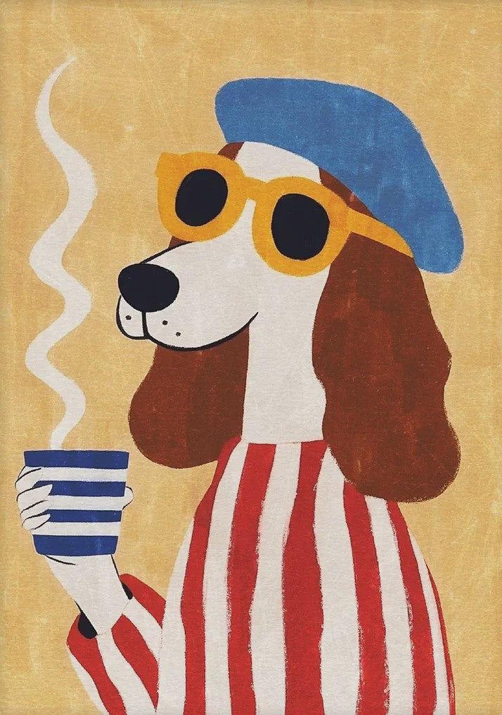 Vrolijke Dieren Canvas Posters - Leeuw, Hond, Beer & Cheetah op Skateboard - Kinderkamer Decoratie