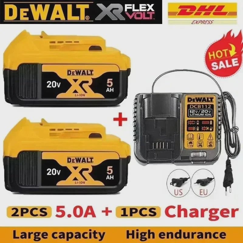 DeWALT FlexVolt 20V/60V MAX 9000mAh Accu - Origineel & Krachtig