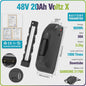 Varstrom E-bike Batterij 36V/48V/52V - Krachtige Lithium Accu met 40A BMS & Lange Levensduur