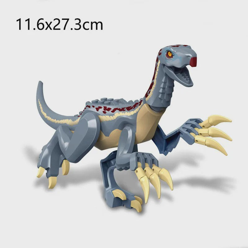 Grote Dinosaurus Bouwstenen Set - T-Rex, Velociraptor & Meer - Speelgoed voor Kinderen