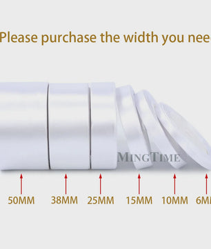 Satijnen Lint 22 Meter - Diverse Breedtes (6mm t/m 50mm) voor Decoratie & Knutselen