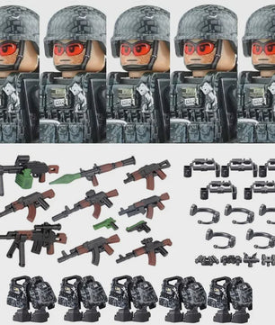 Bouwstenen Militaire Special Forces Commando Figuren met Wapens