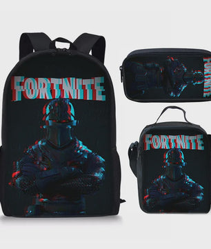 Fortnite Schooltas Set: Rugzak, Pennenhouder & Lunchtas voor Kinderen