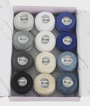 Rhapsody Pearl Cotton Haakgaren Maat 8 - Egyptisch Katoen, Dubbel Gemerceriseerd