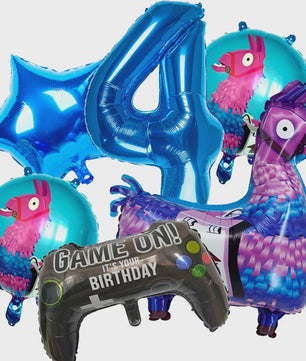 Feestdecoratie Fortnite & Llama Thema - Verjaardag, Babyborrel & Kinderfeest