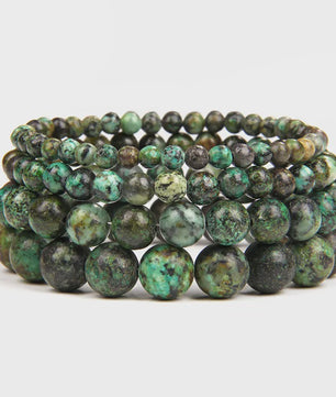 Handgemaakte Natuursteen Armbanden - Onyx & Agate Kralen - Yoga & Reiki Energie - Unisex 19cm