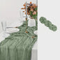 Luxe Kaasdoek Tafel Runner - Vintage Stijl voor Bruiloften & Feesten