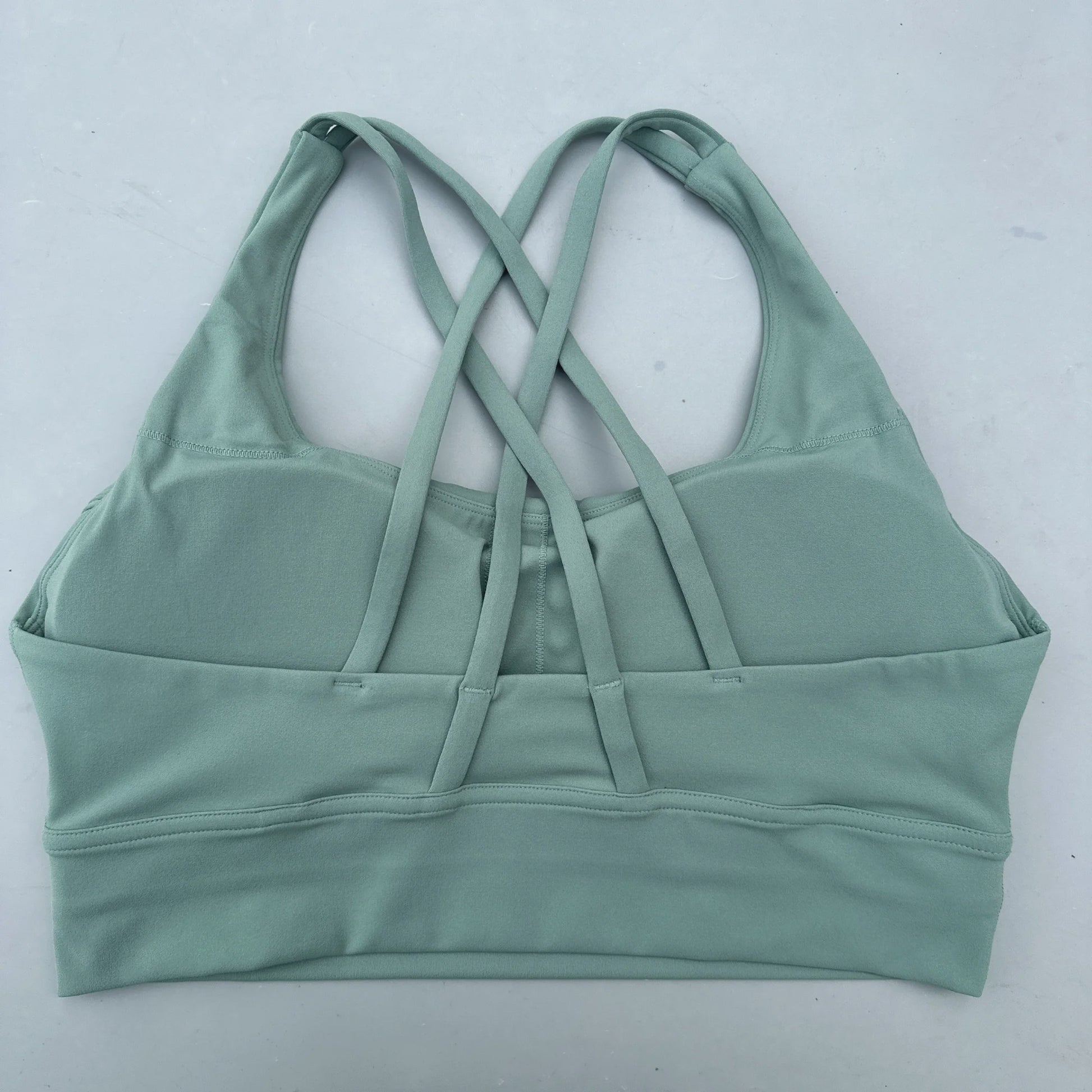 Comfortabele Sports BH met Push-Up Effect en Kruisbanden - Hoge Ondersteuning voor Yoga & Fitness