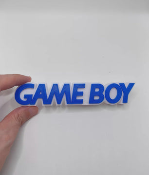 3D Geprint Logo Naamplaat voor Figuren Collectie - Video Game Thema