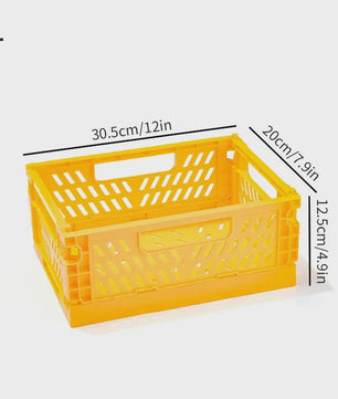 Opvouwbare Opbergkrat & Mand - Stapelbaar, Draagbaar en Ideaal voor Speelgoed, Sieraden en Cosmetica