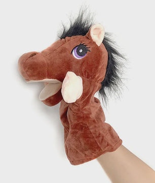 Zachte Pluche Handpoppen - Educatief Speelgoed voor Baby's en Kinderen (Diverse Dieren)