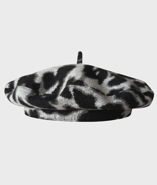 Stijlvolle Ruitjes Baret voor Dames - Retro Vliegende Schotel Hoed