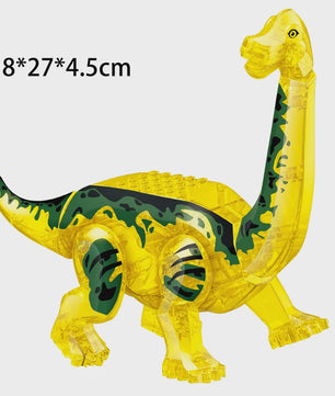 Grote Bouwblok Dinosaurus Speelgoed - Indominus Rex & Tyrannosaurus Rex Modellen