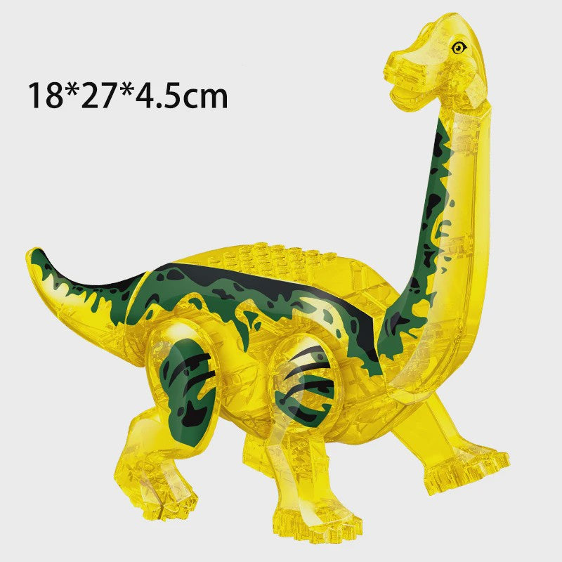 Grote Bouwblok Dinosaurus Speelgoed - Indominus Rex & Tyrannosaurus Rex Modellen
