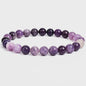 Natuurstenen Kralen Armband - Amethist, Aquamarijn, Jade & meer