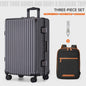 Aluminium Koffer met USB & Combinatieslot - Rolbaar Reiskoffer in Diverse Maten (20-28 inch)