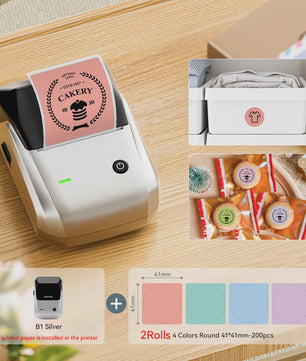 Niimbot B1 Draadloze Thermische Labelprinter - Ideaal voor Kleine Bedrijven, Huis & Cadeaus
