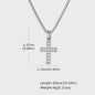 Heren RVS Kruis Ketting met Jezus Hanger - Religieuze Christelijke Sieraden