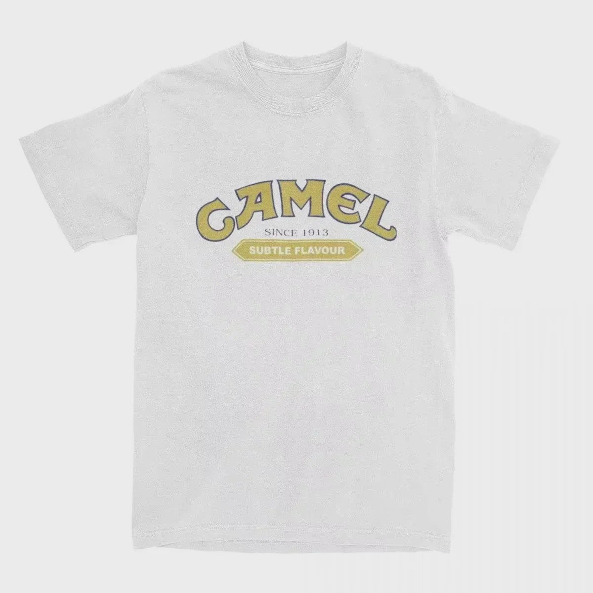 Retro Camel Cigarettes T-Shirt - Vintage Oversized Unisex Kleding
