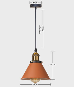 Retro Hanglamp Loft Stijl - Industriële Plafondlamp met E27 Fitting