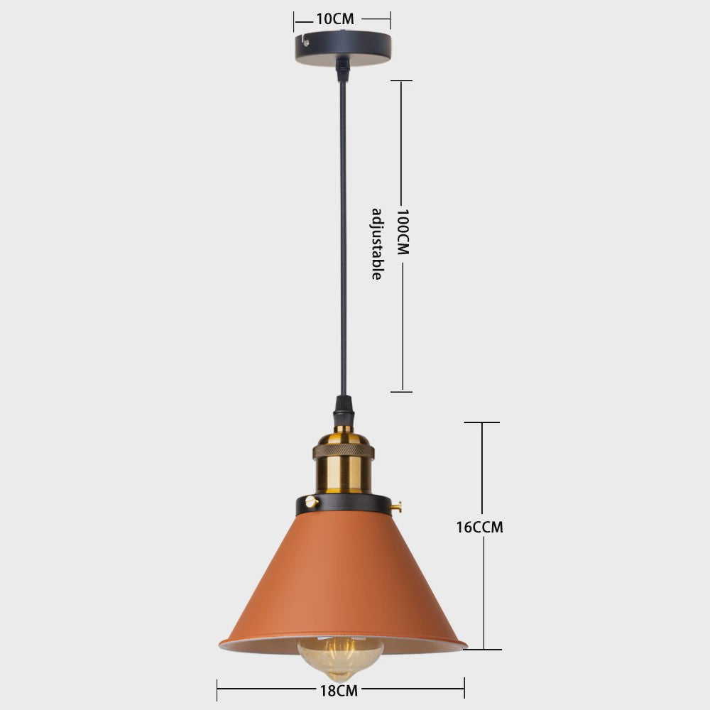 Retro Hanglamp Loft Stijl - Industriële Plafondlamp met E27 Fitting