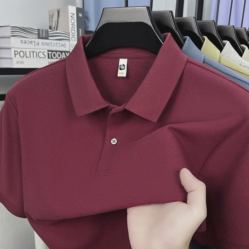 Heren Poloshirt Korte Mouw - 100% Gemerceriseerd Katoen, Ademend & Stijlvol voor Zomer, Golf & Casual