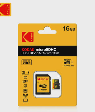 KODAK Micro SD Kaart 16GB - 256GB | Class 10 U3 4K | TF Kaart voor Drone & Telefoon