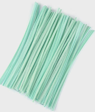 100 Stuks Chenille Stelen - Flexibele Knutseldraad voor Creatieve DIY Projecten