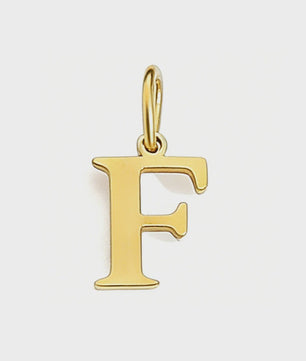 Gouden Initiaal Bedel - Roestvrij Staal - DIY Ketting Bedeltje A-Z