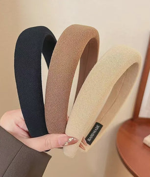 Modieuze Dames Hoofdband - Zachte Sponge Band voor Gezichtswas & Stijl