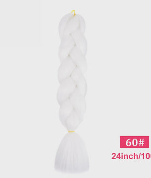 24 Inch Jumbo Braids Haarverlenging - Synthetisch Vlecht Haar in Kleurrijke Tinten