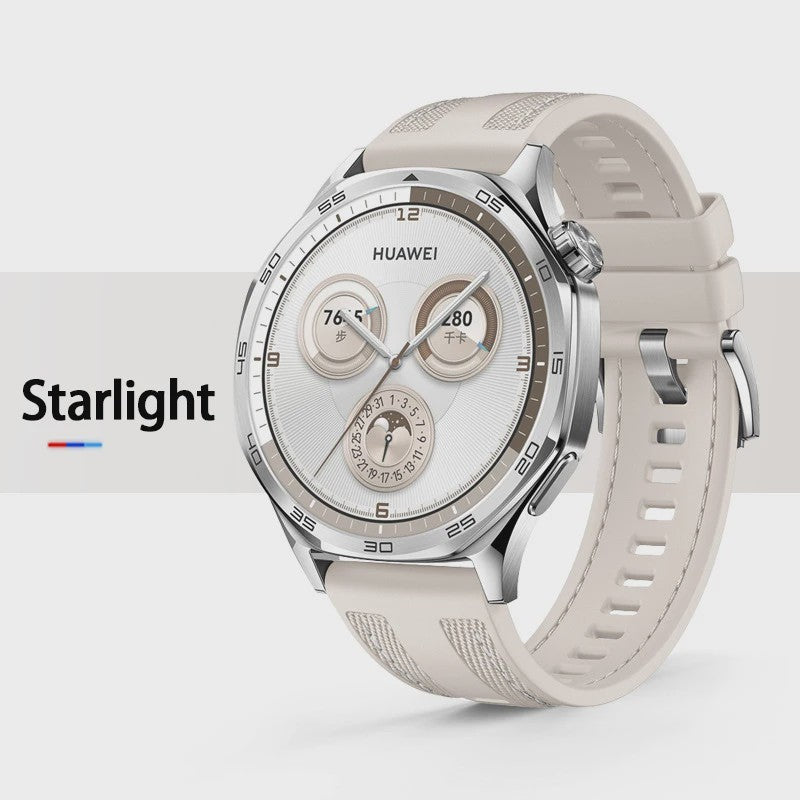 22mm Nylon & Siliconen Horlogeband voor Huawei Watch GT/Pro (46mm)