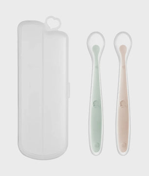 Zachte Siliconen Baby Lepel - Ideaal voor Voedingstraining en Eerste Hapjes