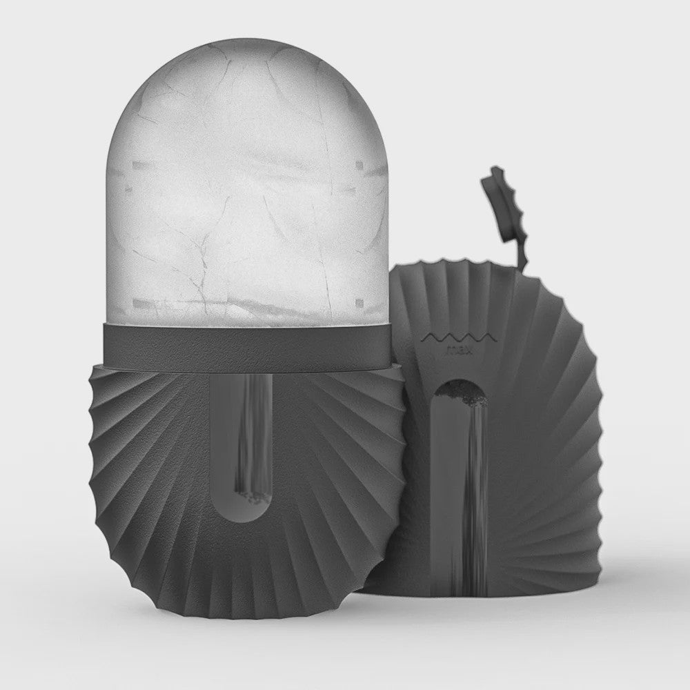 Gezichtsroller & Gua Sha Set: Luxe Roestvrij Staal & IJsroller voor Huidverzorging