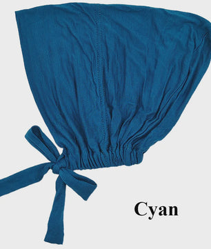 Zachte Modal Binnen Hijab Cap met Strik - Islamitische Turban Hoofddoek