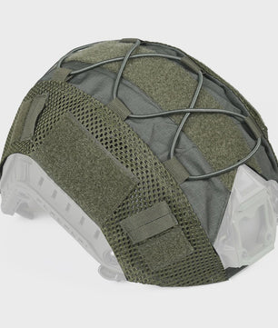 Tactische Helm Cover met Elastisch Koord voor Fast Helm - Airsoft & Paintball Camouflage