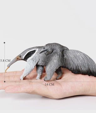 Realistische Dierenfiguren: Miereneter, Tapir, Schuifdiertje & Gordeldier - Educatief Speelgoed voor Kinderen