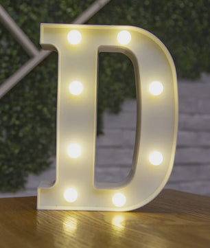 Decoratieve LED Letter & Cijfer Lampen - Creëer Sfeer met Warm Licht