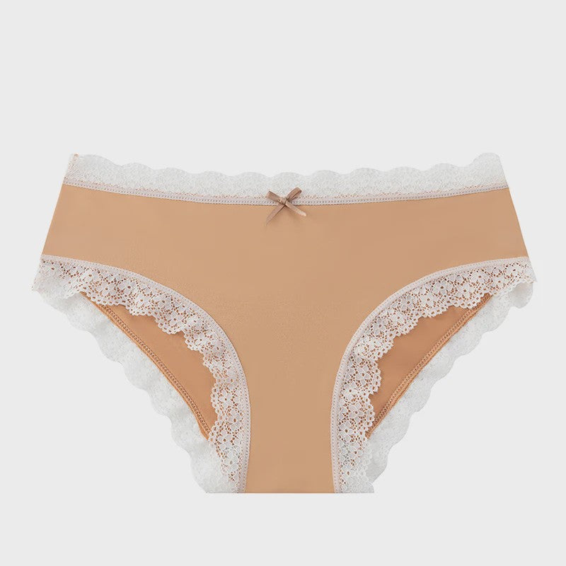 Dames Kant & Luipaardprint Thong Panties - Sexy, Ademend & Comfortabel Ondergoed