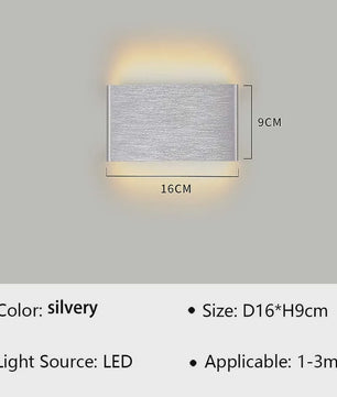 Moderne LED Wandlamp - Stijlvolle Verlichting voor Woonkamer, Slaapkamer & Hal