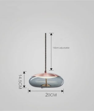 Moderne Glazen LED Hanglamp - Stijlvolle Verlichting voor Woonkamer, Keuken & Bar