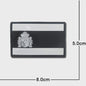 3D PVC Vlag Patches - Rubberen Militaire Emblemen met Klittenband