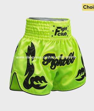 Muay Thai Bokshort Satin met Mesh Panel - Unisex & Kinderen