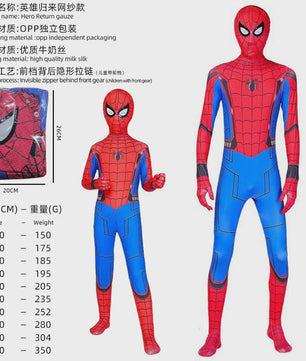 Realistisch Spider-Man Cosplay Kostuum - Volledig Pak (100-190cm)