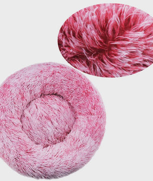 Luxe Pluche Hondenkussen & Kattenmand - Rond, Extra Zacht & Warm - 40-90cm