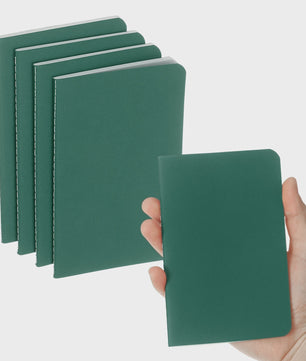 Set van 4/6 Mini A6 Notitieboekjes - Kraft Paper, Gelinieerd, Draagbaar Memo Pad