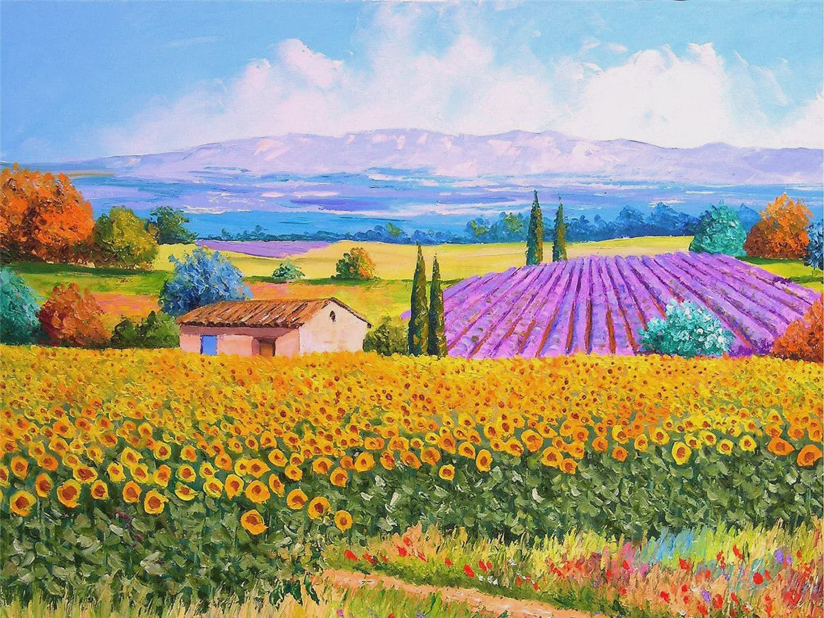 500 Stukjes Puzzel: Prachtige Landschap & Olieverf Kunst - Ontspanning voor Volwassenen & Familie