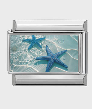 Zee Dieren Charms voor Italiaanse Bedelarmbanden - Sterrenvis, Kwal, Schelp & Walvis - DIY Sieraden Maken