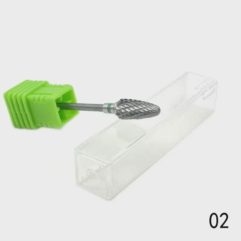Professionele Tungsten Carbide Nagelboor Bits Set - 33 Stijlen voor Manicure & Pedicure
