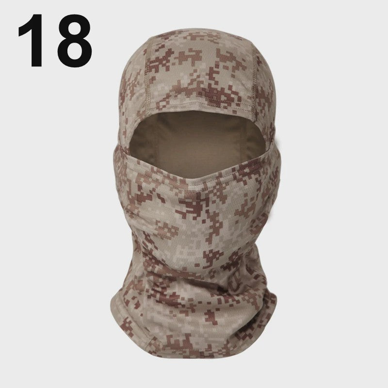 Multicam Camouflage Balaclava - Volledig Gezicht Hoofddeken voor Skiën, Fietsen & Outdoor